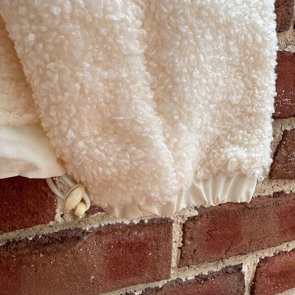 Kith Pinehurst Bonded Sherpa Full Zip jacket cream mens XS NWOT - Picture 5 of 7